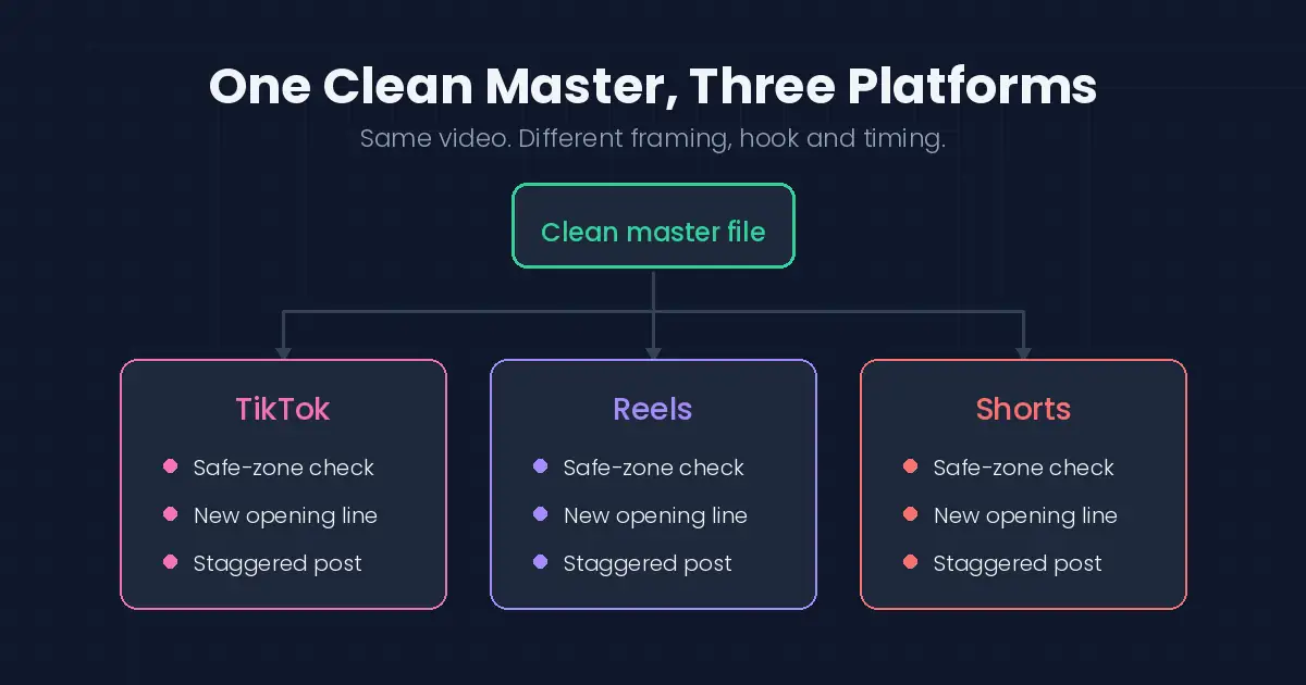 How to Cross-Post TikTok to Reels and Shorts in 2026