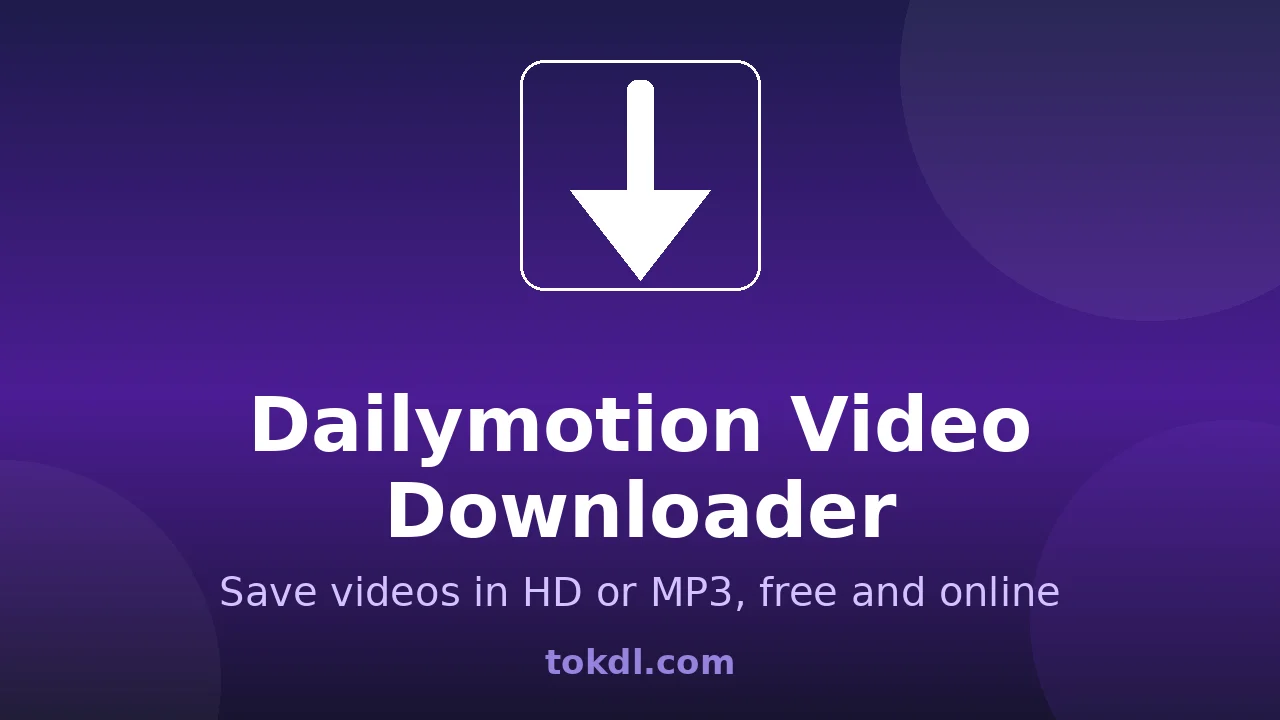 Download Dailymotion videos