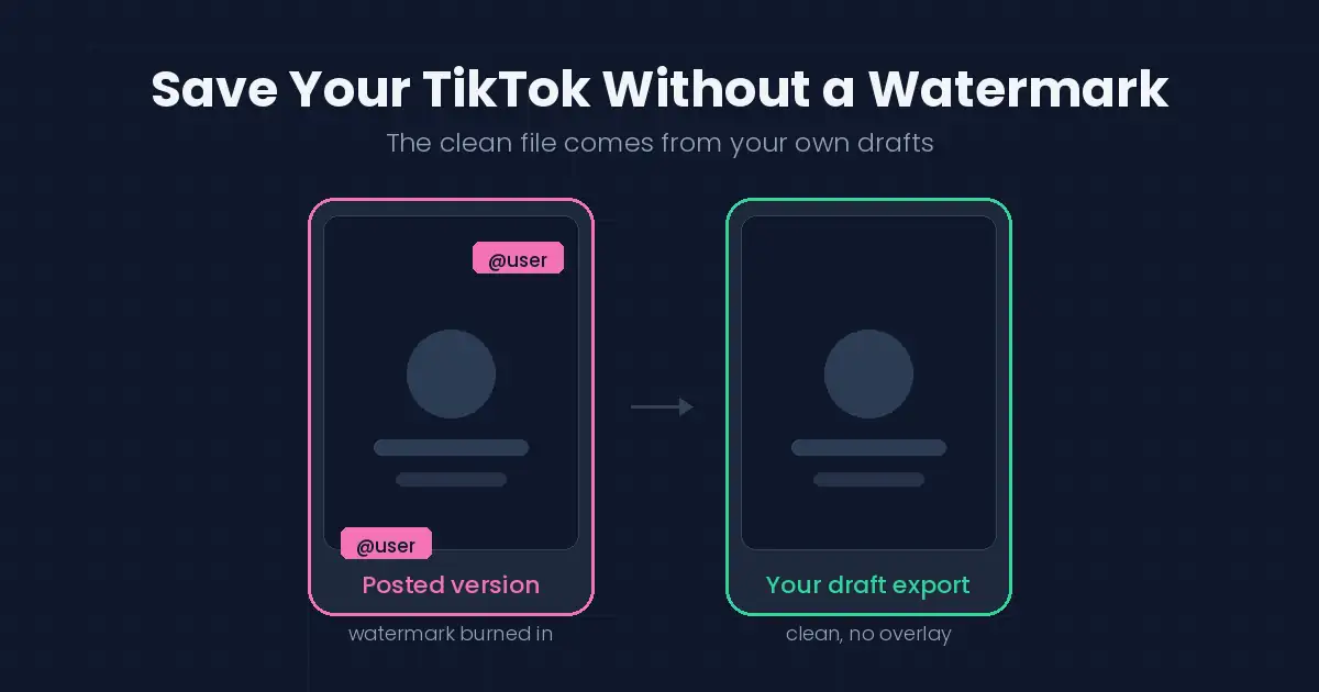 Save TikTok Without Watermark: The Creator’s Guide 2026