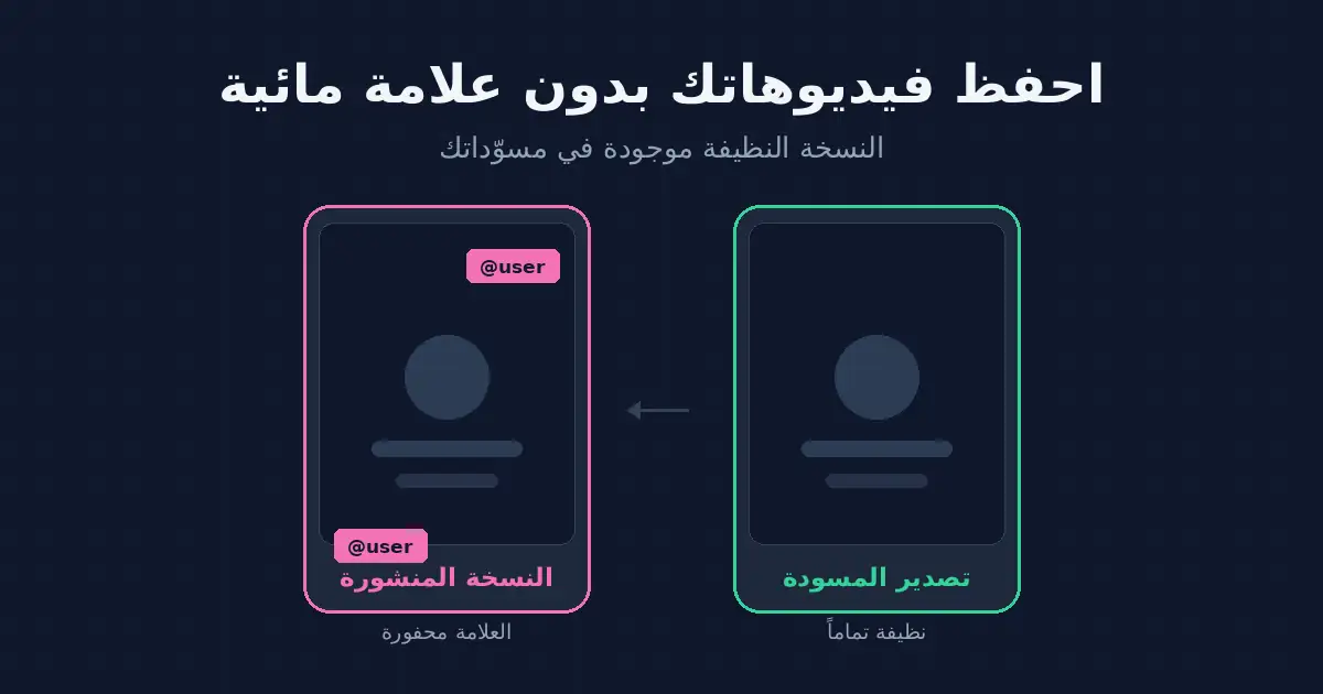 تنزيل فيديوهات تيك توك بدون علامة مائية: دليل صنّاع المحتوى 2026