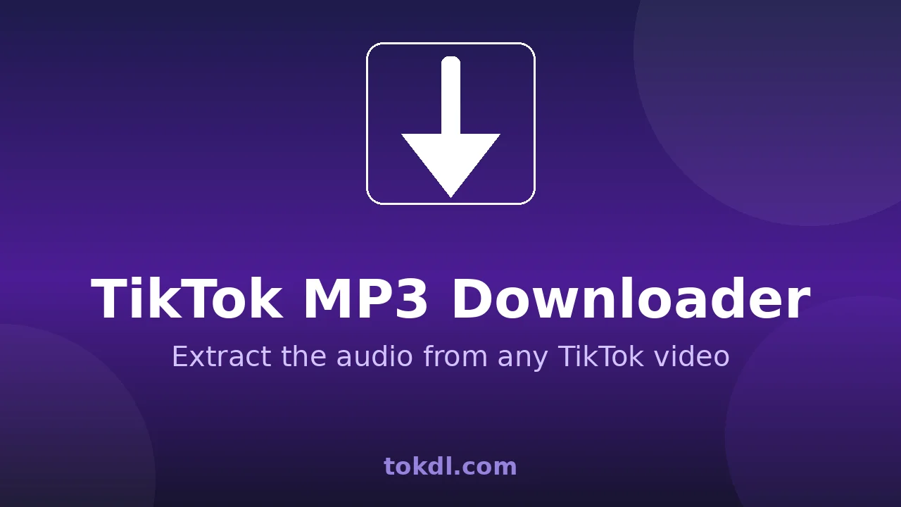 Download TikTok MP3