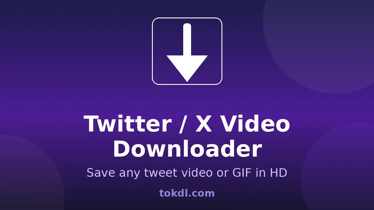Twitter Video Downloader: Save Any X Video or GIF in HD