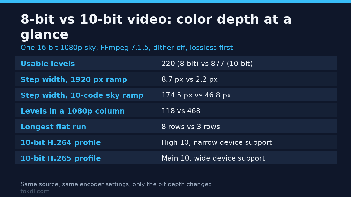 8-bit vs 10-bit Video: Which Color Depth Should You Export?