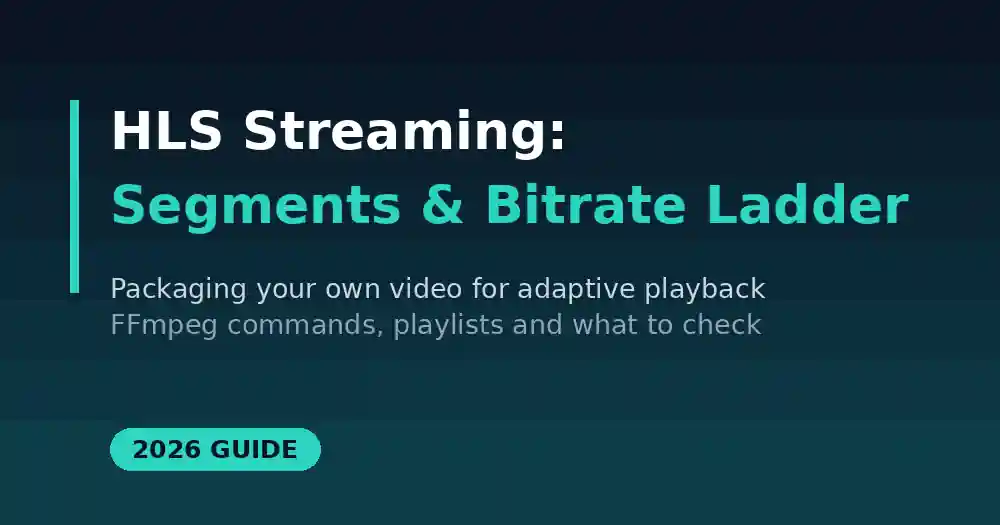 HLS Streaming: Build Segments and a Bitrate Ladder (2026)